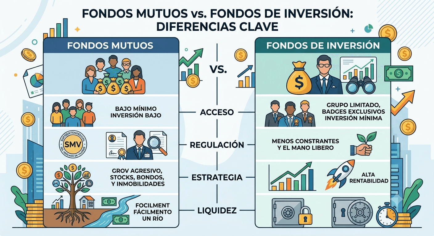 Fondos Mutuos vs. Fondos de Inversión: Diferencias Clave