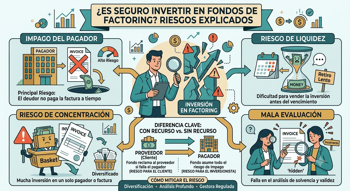 ¿Es Seguro Invertir en Fondos de Factoring? Riesgos Explicados